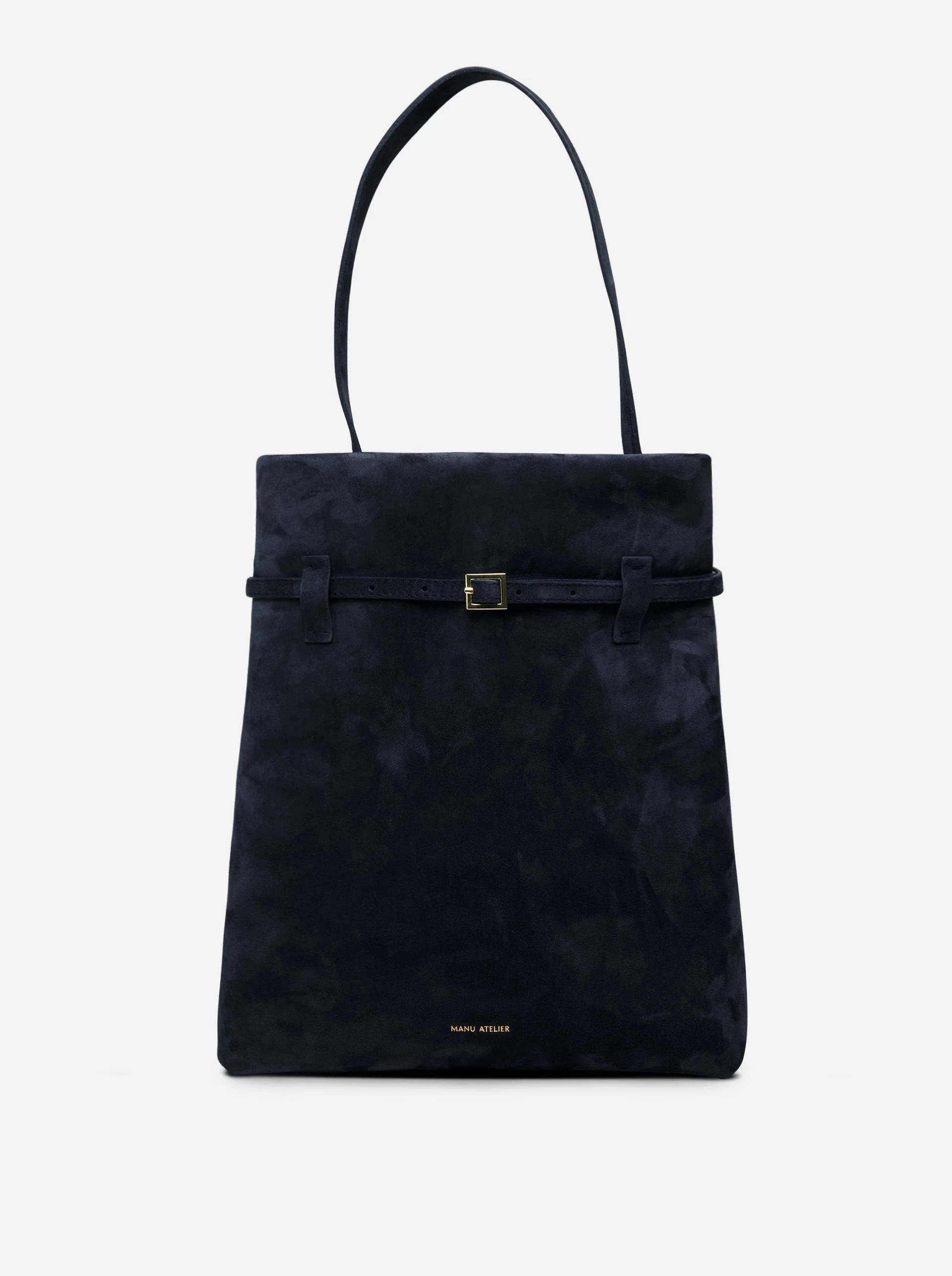 Tote du Jour Dark Navy Suede by Manu Atelier | Manu Atelier