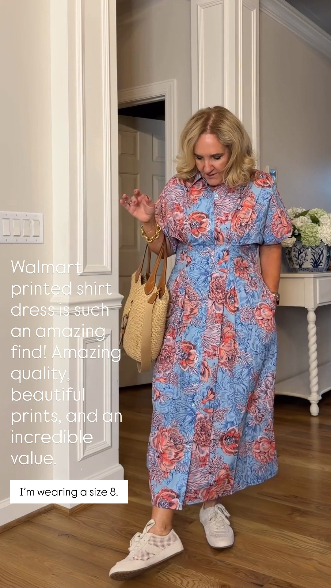 This Walmart printed shirt dress is such an amazing find! The quality is hard to believe for the price, and it comes in several beautiful prints. I styled this one casually for sightseeing and everyday wear, but several of the prints would also be perfect for the office, church, or even as a wedding guest dress. I’m wearing a size 8.

💡 LTK MADE EASY
❤️ Heart = Support my posts!
🔖 Save = Get sale & restock alerts
📋 Lists = Keep favorites organized
📲 Share = Send lists and products to a friend. Hello, Christmas List!
💬 Comment = Ask me anything about what I’m wearing.:-)

#LTKootd #LTKOver40 #LTKWedding