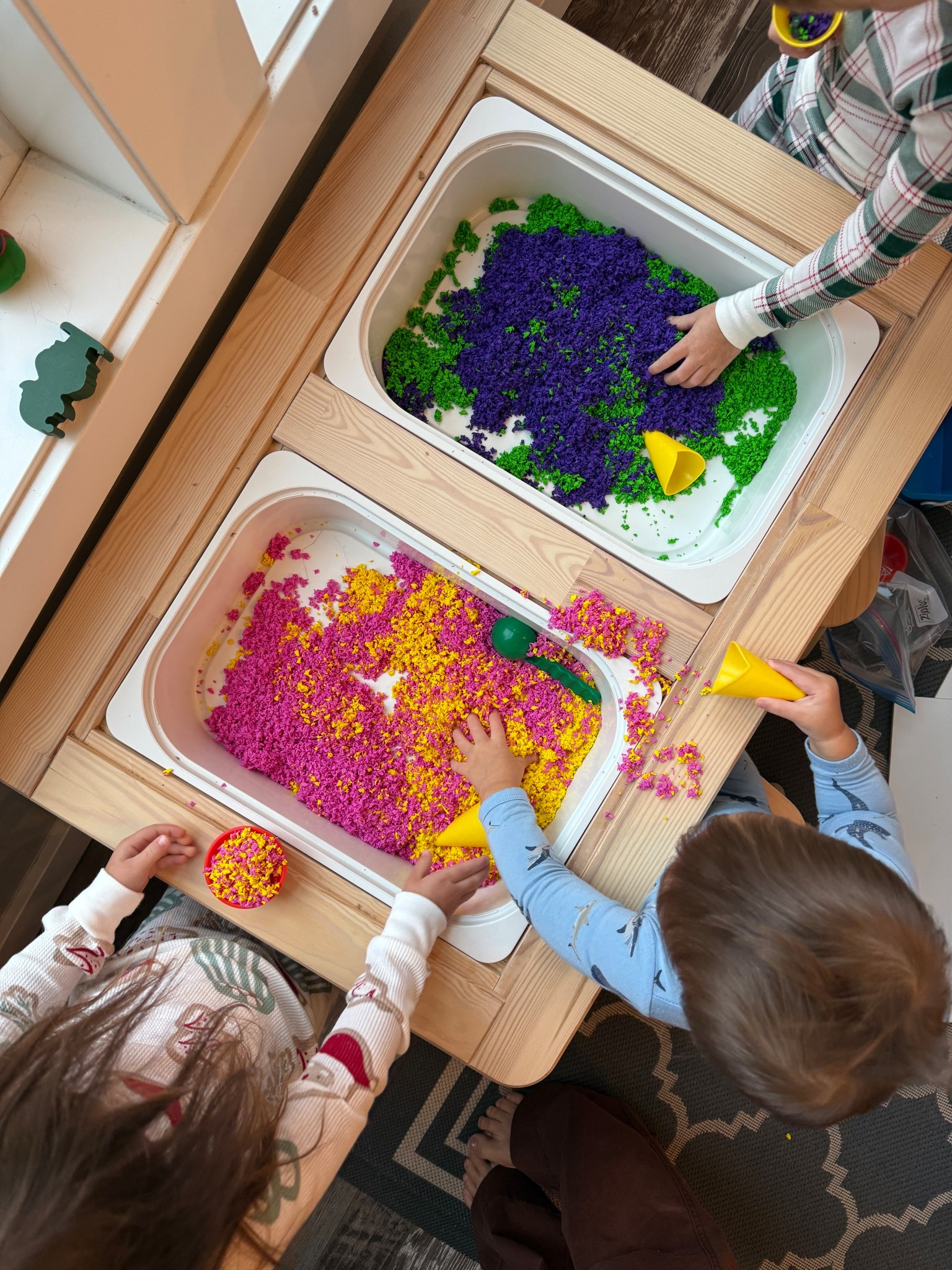 New sensory bin filler. They LOVE but warning, it’s a messy one 

#LTKBaby #LTKKids