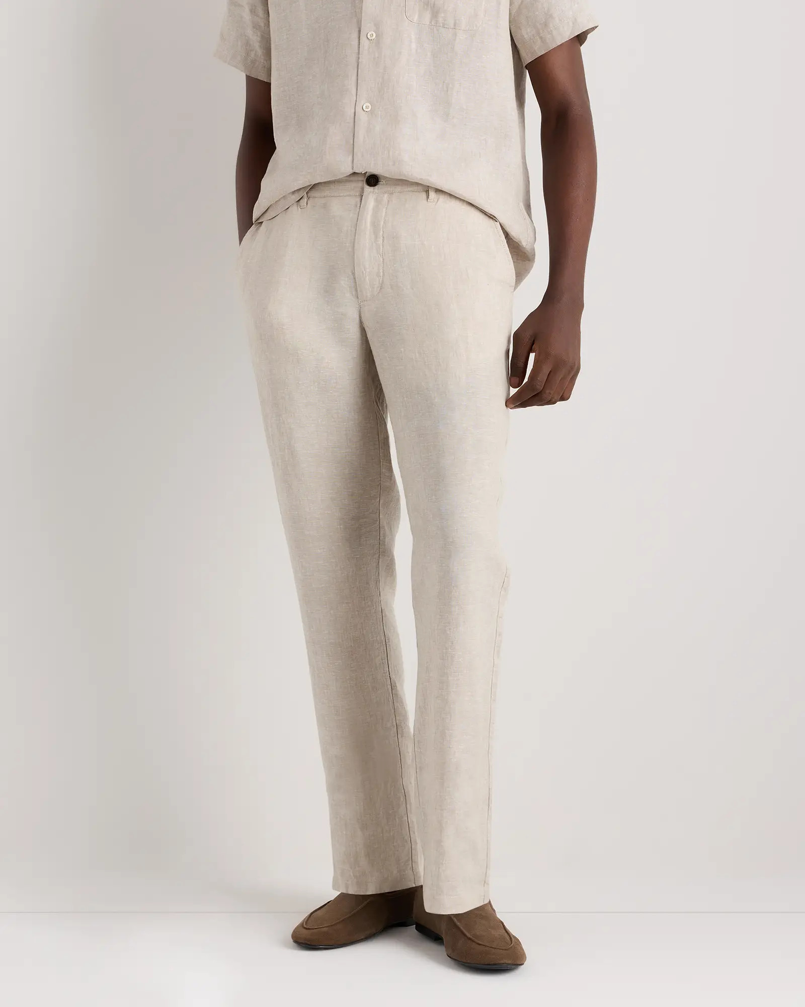 Men's 100% European Linen Trousers in Flax | Quince