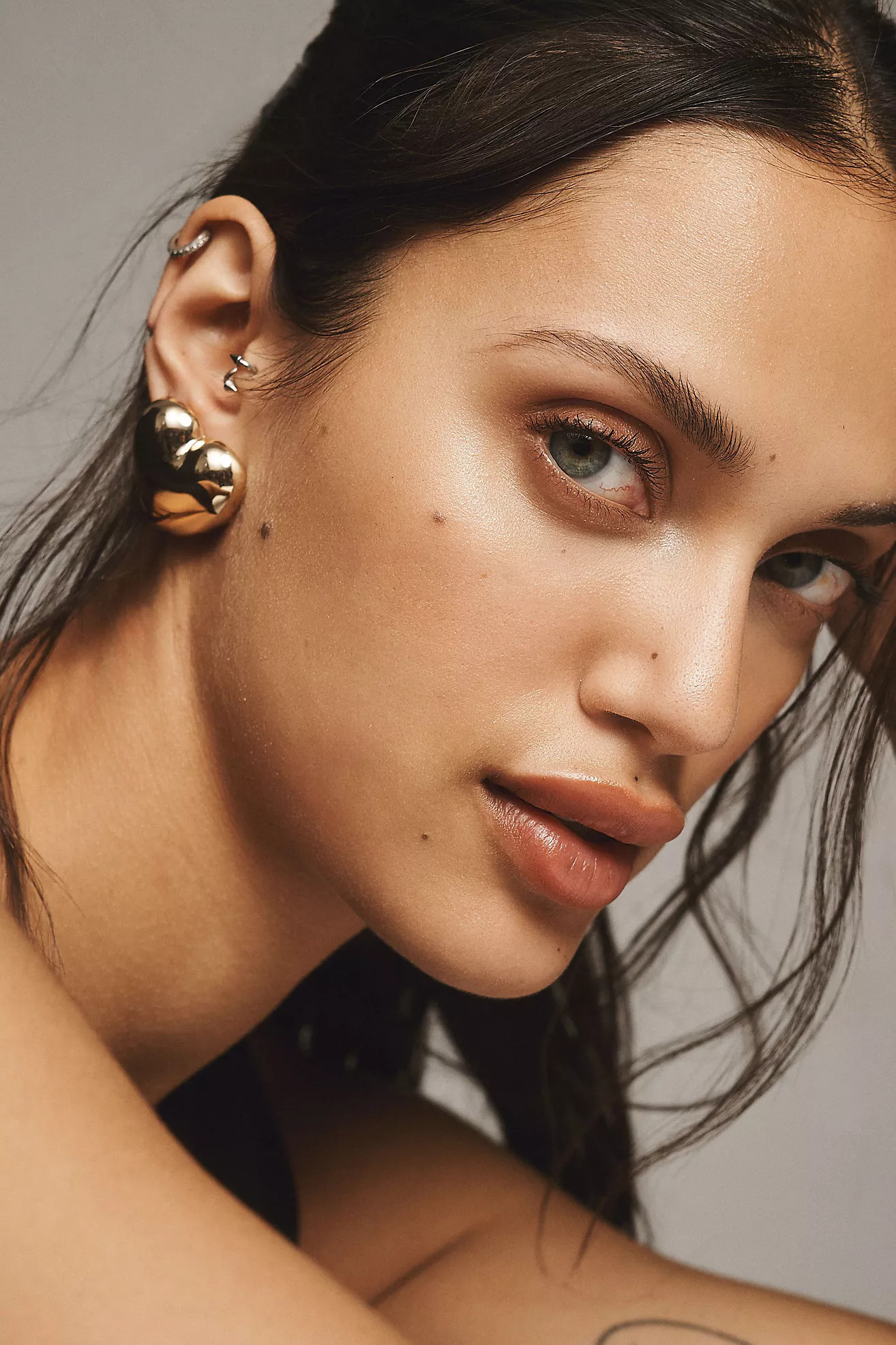 Oversized Heart Stud Earrings | Anthropologie (US)