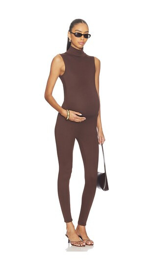 BUMPSUIT The Stevie Jumpsuit in Chocolate. - size M | Revolve Clothing (Global)