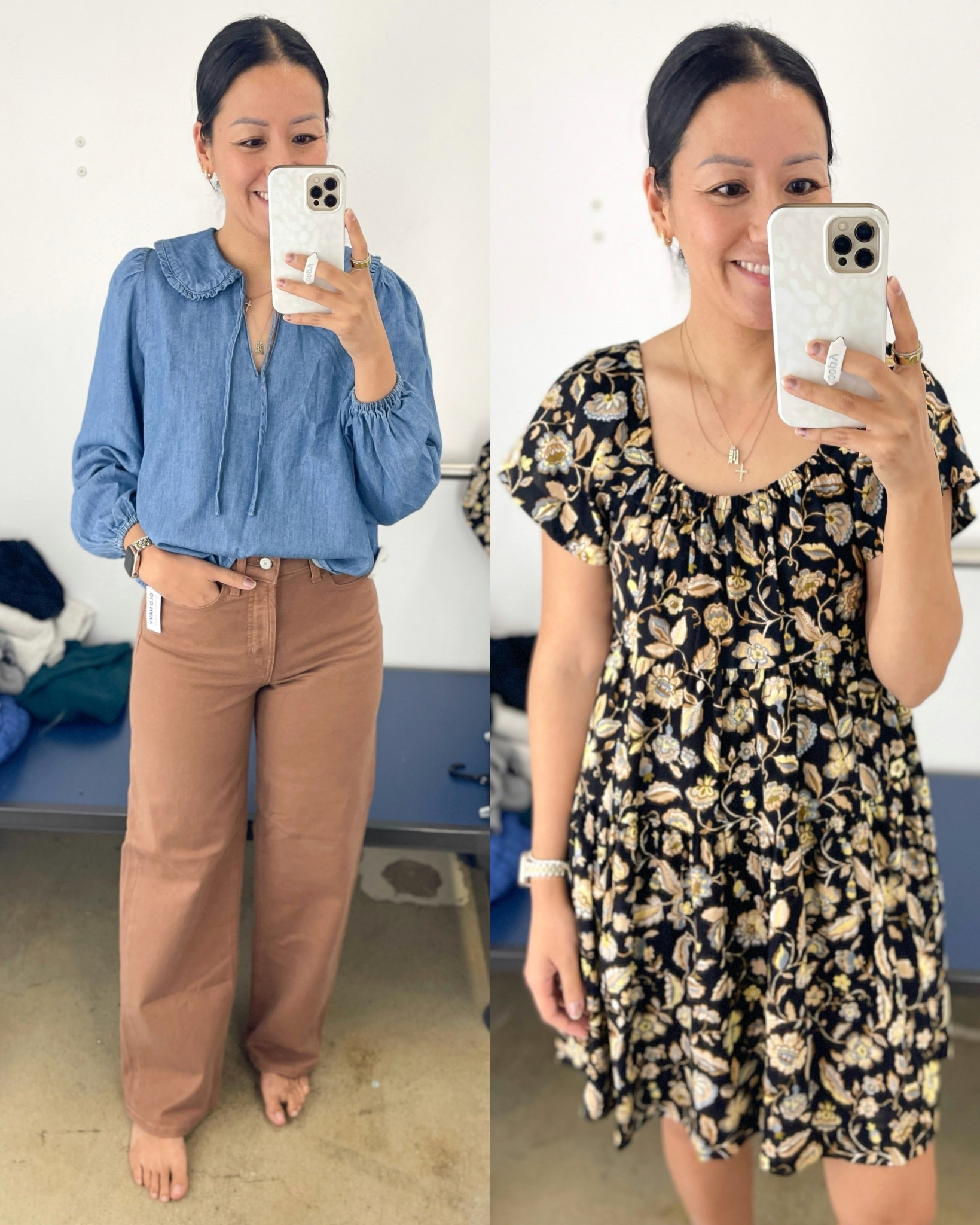 Size XS denim top
Size 2 jeans but would prefer 4 for my longer torso
Size XS dress


#LTKOver40 #LTKFindsUnder50 #LTKSeasonal