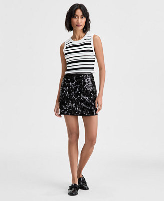 Women's Sequin Mini Skirt, Macy's Exclusive | Macy's
