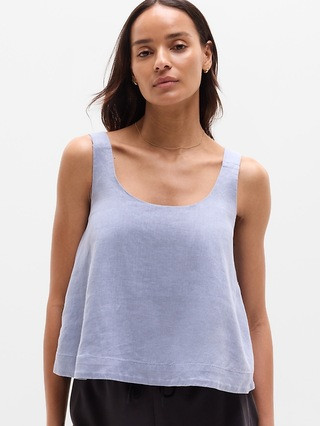 Retreat Linen Tank | Athleta