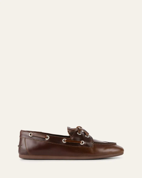 HELM LOAFERS PECAN WAXED LEATHER | Jo Mercer (AU)
