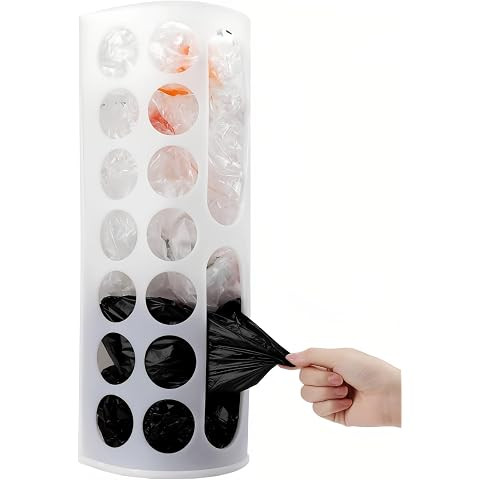 Handy Laundry Grocery Bag Storage Holder, Large Capacity Bag Dispenser, Neatly Store Plastic Shop... | Amazon (US)