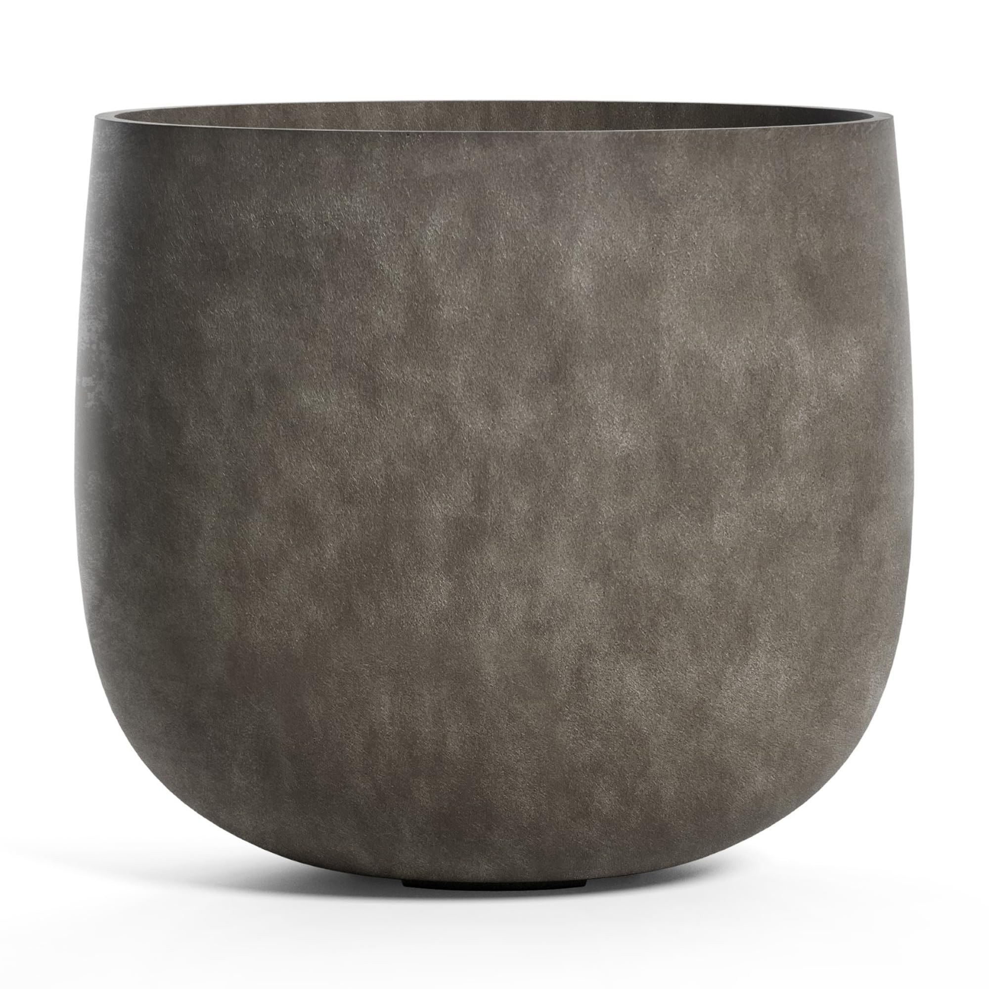 Mondo Large Planter – River Stone Finish – Fiberglass Indoor/Outdoor and Weather-Resistant Ro... | Amazon (US)