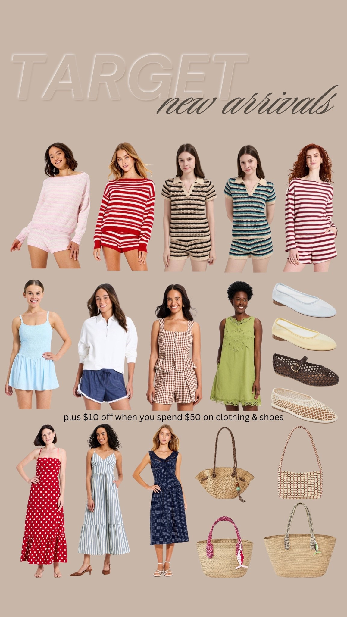 New from target & on sale until 5/23!


Striped sets, knit sets, crochet shorts, striped shorts, eyelet dress, mesh ballet flats, woven ballet flats, summer shoes, summer dresses, polka dot dress, woven handbag, woven totes, gingham set, ruffle shorts, ruffle active shorts

#LTKSaleAlert #LTKSeasonal #LTKActive