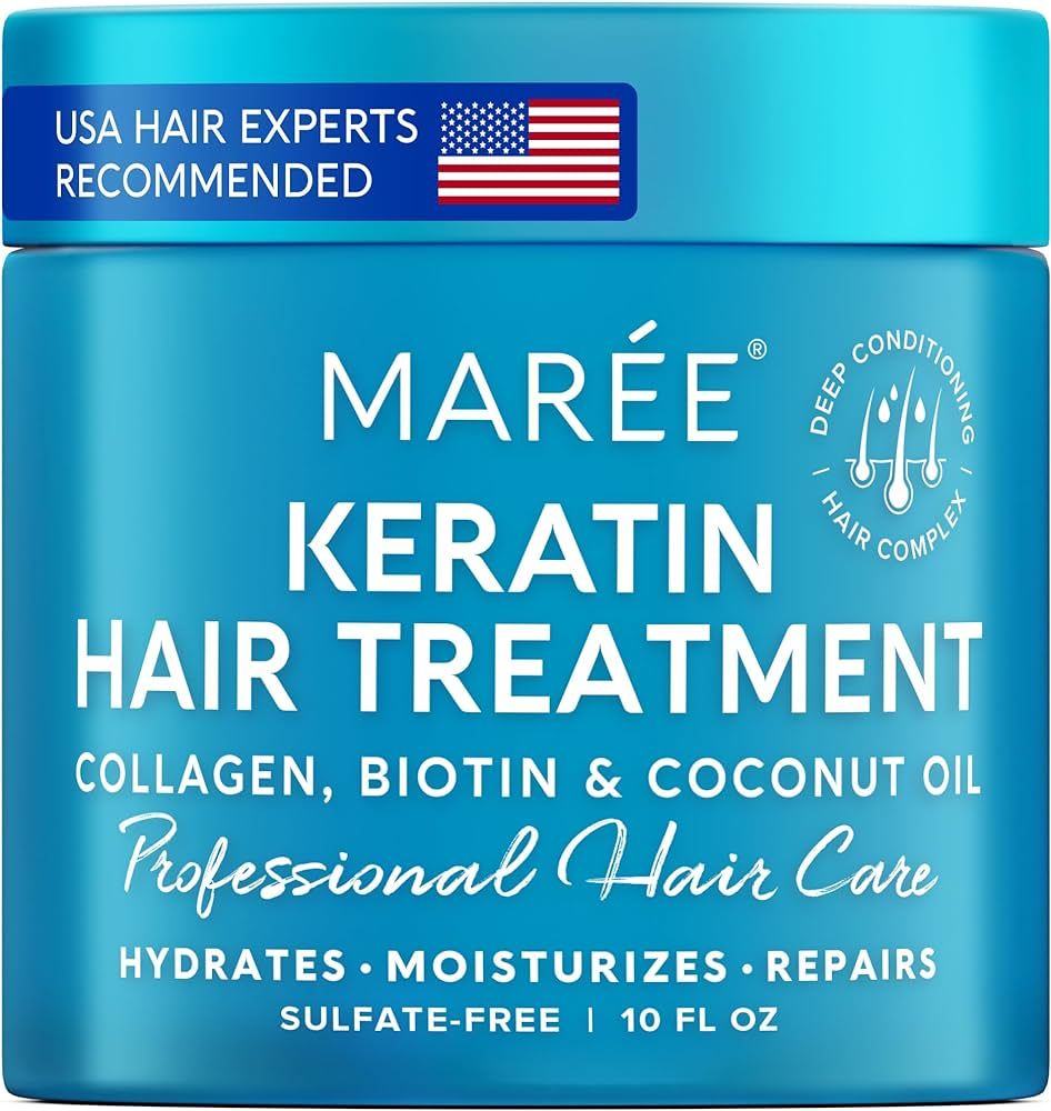MAREE Deep Hair Oil Conditioner - Hydrating & Deep Conditioning Hair Oil with Coconut Oil & Kerat... | Amazon (US)