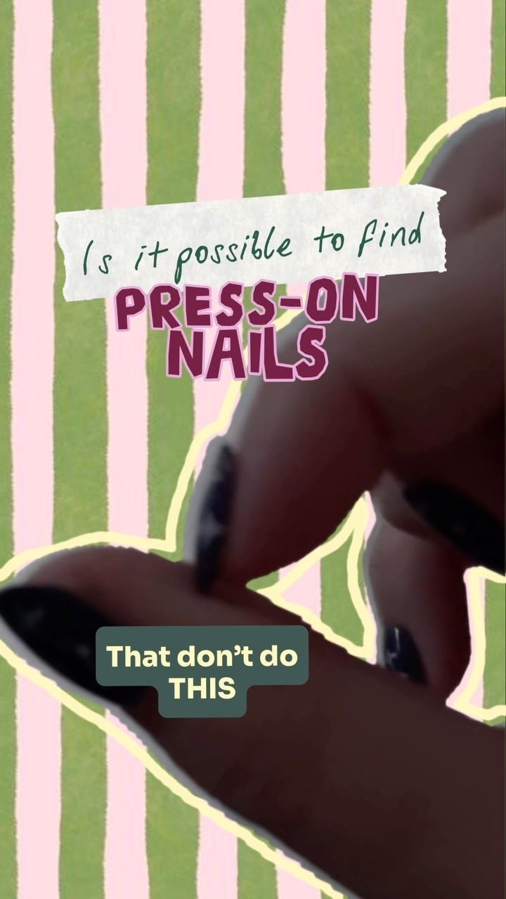 I LOVE the idea of press on nails but the struggle to find a brand that 1. Actually stays in place for the claimed 2 weeks 2. Are easy to put on AND remove without damaging your nails 3. ACTUALLY more affordable than getting your nails done is tough to find. I’ve been testing press on nails for awhile without really paying attention to what I am doing so I figured I’d bring you along as I put more time and research into what brands and products work while giving you the real tea on how long they last and how damaged my nails are after I remove them.