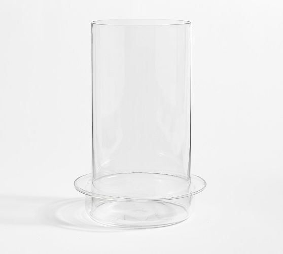 Malibu Glass Hurricane | Pottery Barn (US)