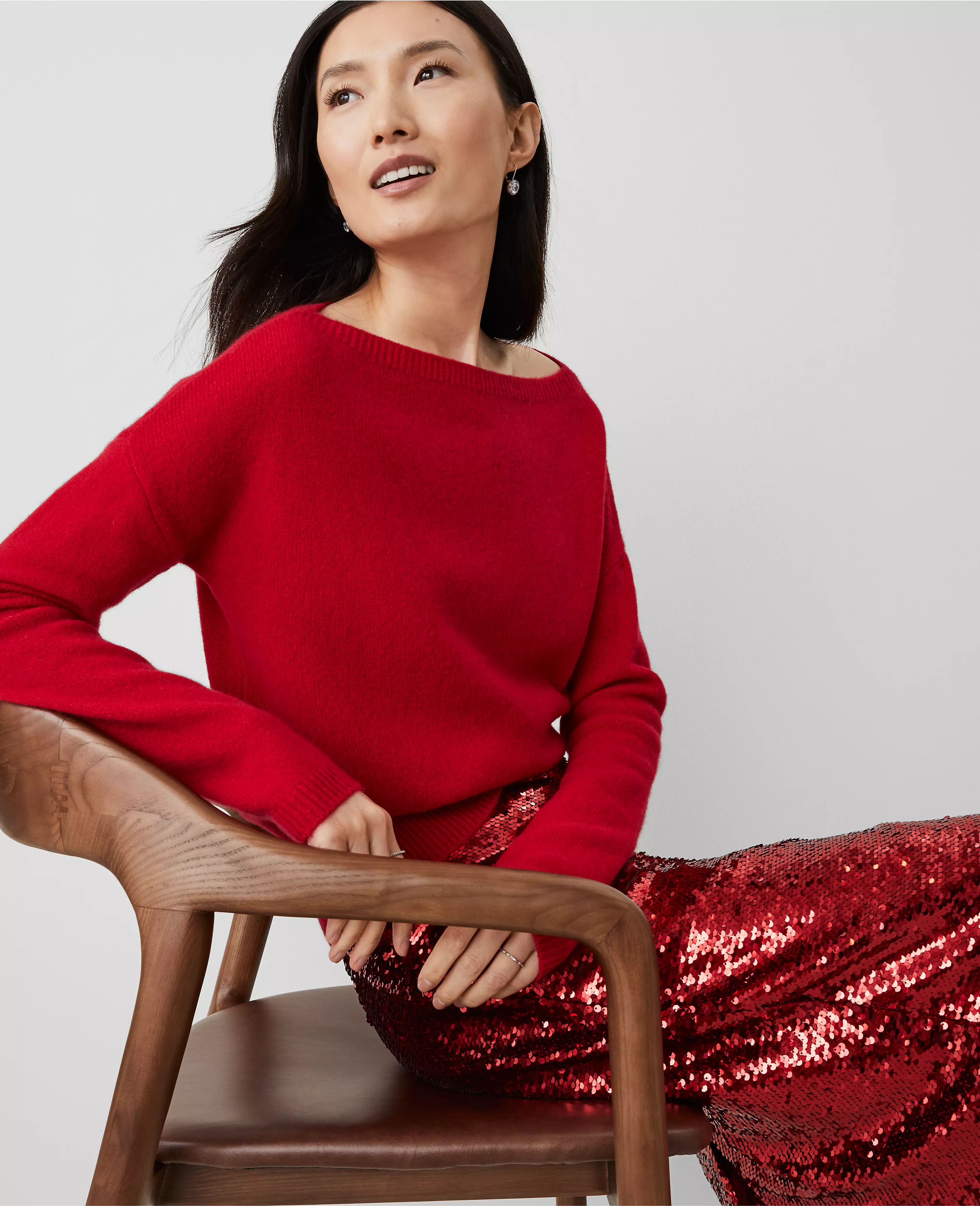 Cashmere Boatneck Sweater | Ann Taylor (US)