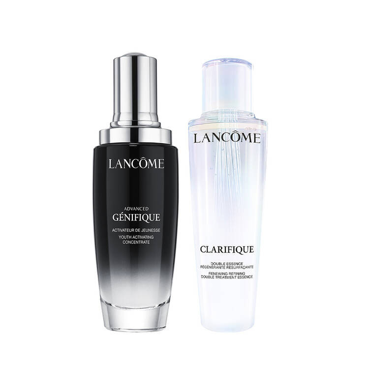 ADVANCED GÉNIFIQUE SERUM + CLARIFIQUE DOUBLE TREATMENT ESSENCE DUO | Lancome