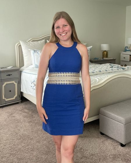 Lilly Pulitzer blue shift dress  