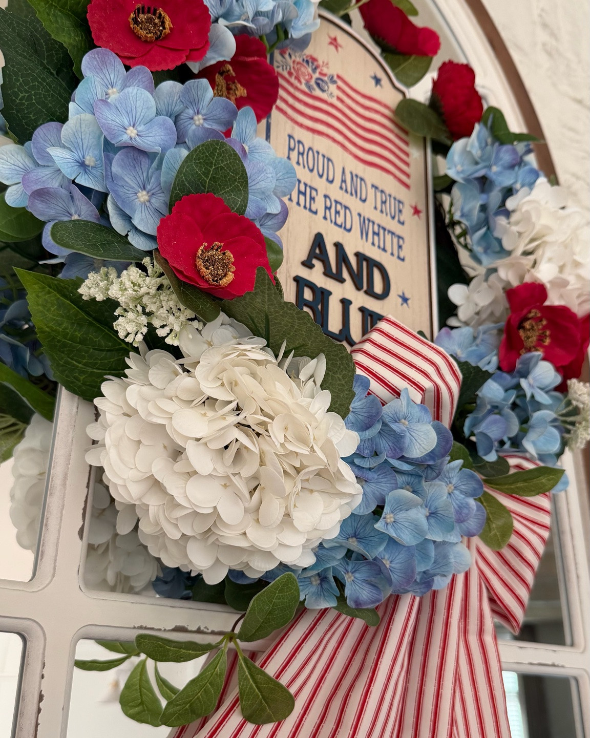 I love a seasonal piece that can stretch through the whole summer. These pretty red, white and blue florals will be staying out through Labor Day! 🇺🇸

#LTKSeasonal #LTKHome #LTKSaleAlert