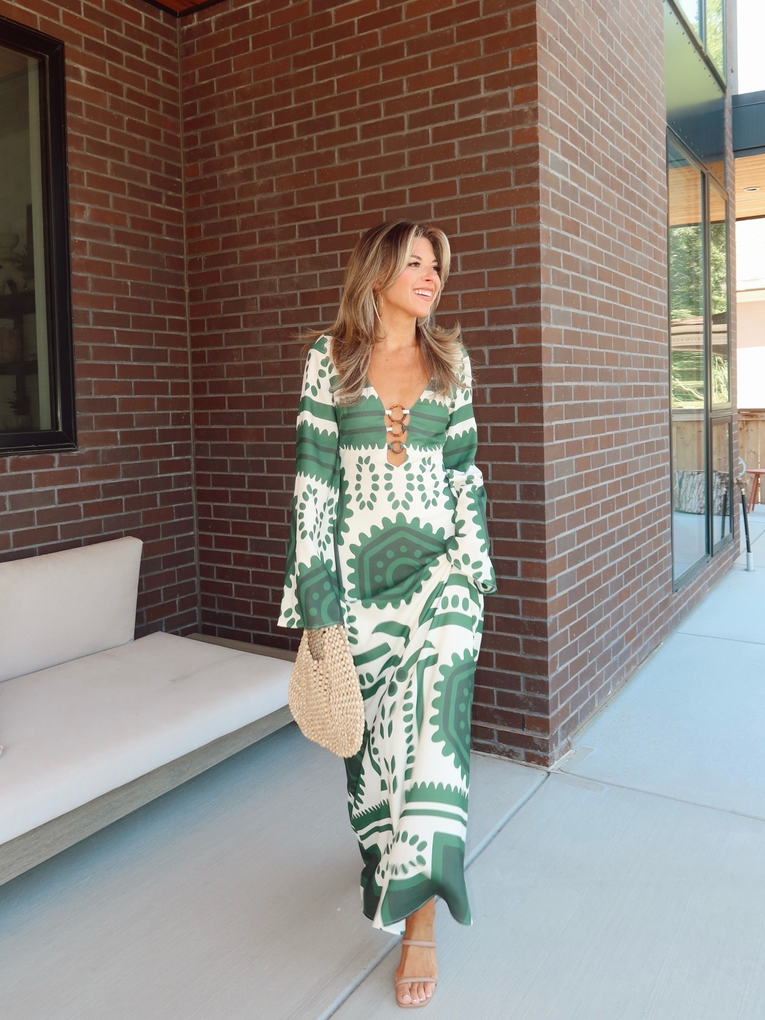 Amazon green long sleeve print maxi resortwear summer vacation dress 🌴

Wearing my usual smalls/2!

Resortwear
Vacation outfit
Beach party
Date night
Wedding guest
Summer event

resortwear, resort outfits, vacation outfits, vacation dresses, beach vacation outfits, summer vacation outfits, tropical vacation outfits, vacation outfit ideas

#LTKootd #LTKgrwm #LTKTravel