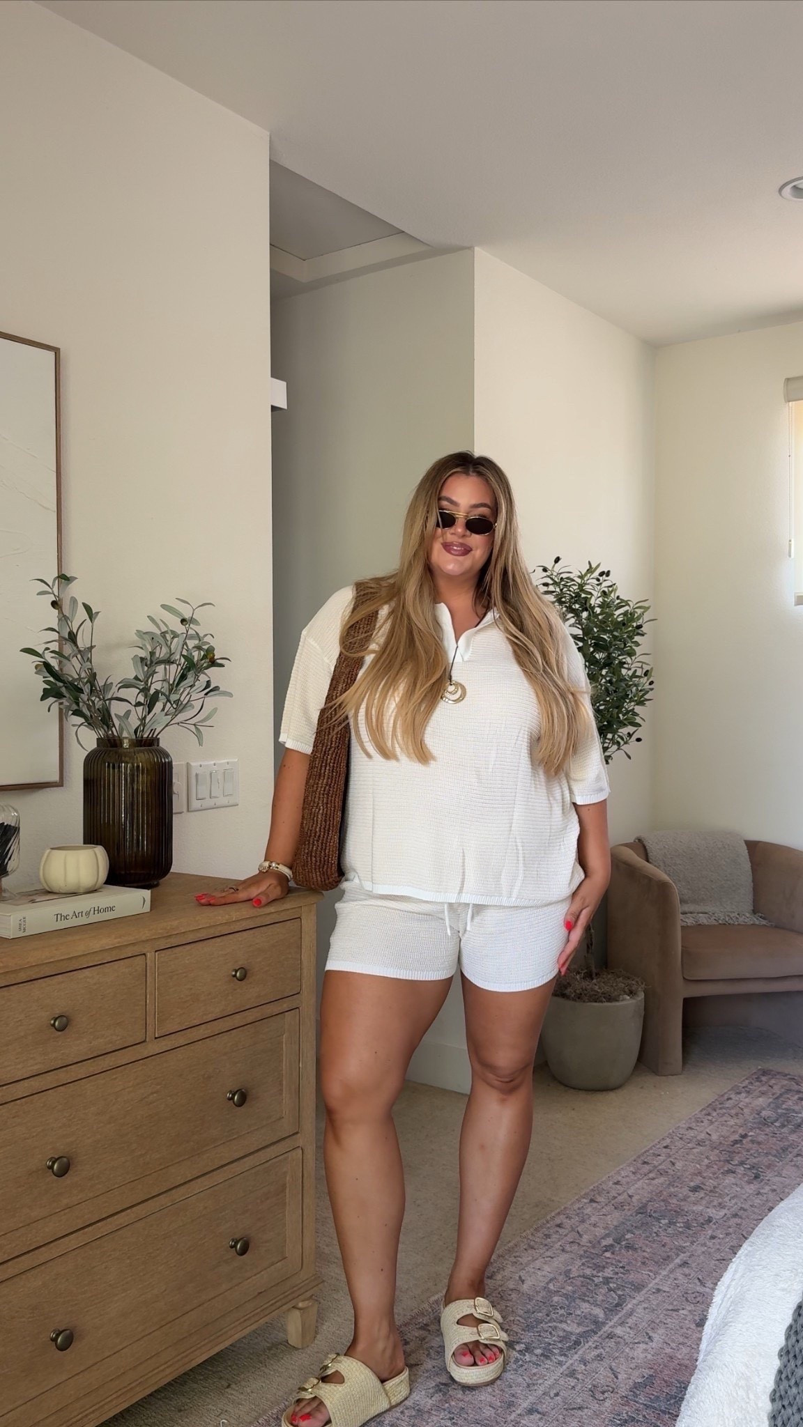 amazon summer outfit ❤️‍🔥 wearing size XL 

Set is almost 40% off ✨

#LTKSaleAlert #LTKSeasonal #LTKMidsize