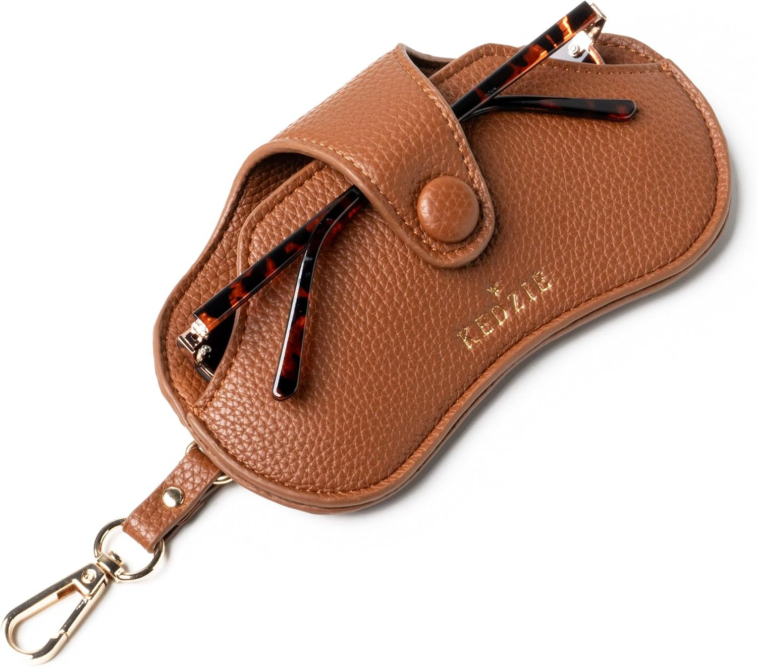 Eclipse Eyewear Case Unisex Vegan Leather Pouch | Amazon (US)