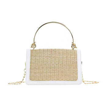 Olivia Miller Straw Crossbody Bag | JCPenney