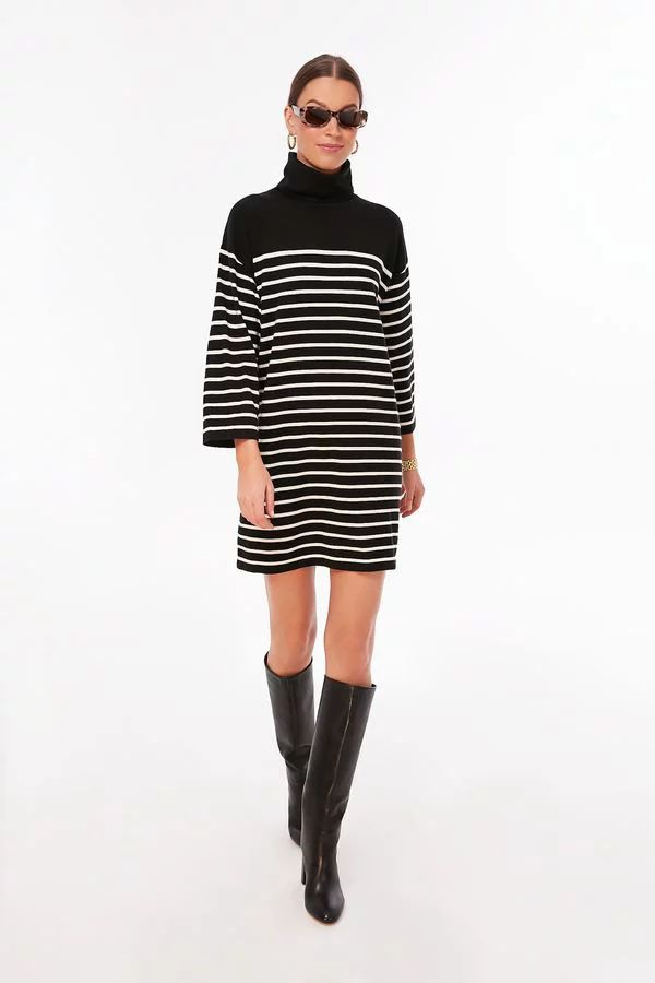 Striped Durand Turtleneck Dress | Tuckernuck (US)