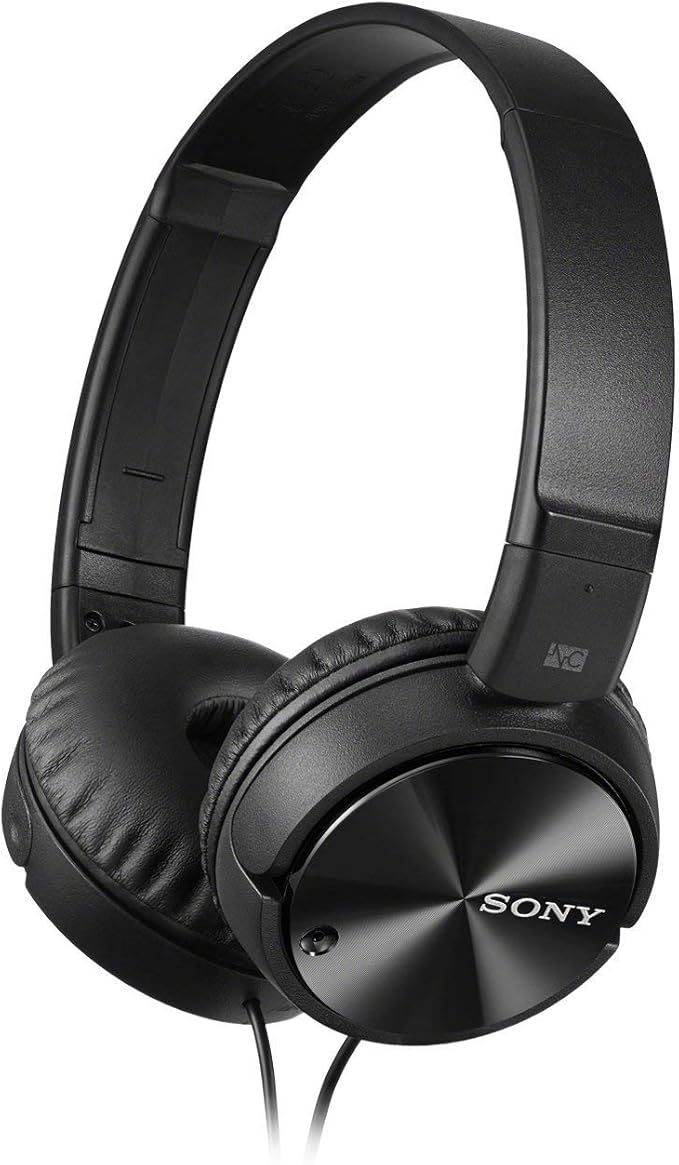 Sony MDRZX110NC Noise Cancelling Headphones, Black | Amazon (US)