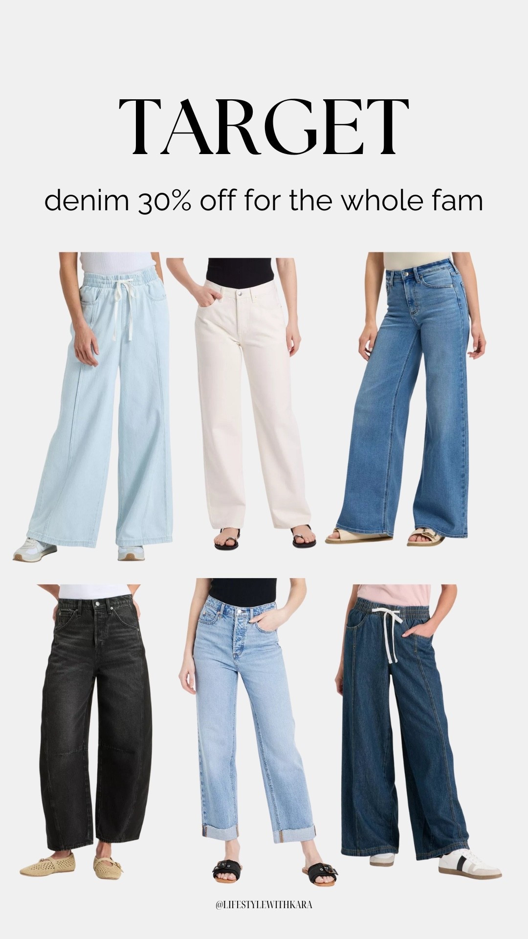 30% off denim for the whole fam at target today 🎯 

#LTKFindsUnder50 #LTKSaleAlert #LTKStyleTip