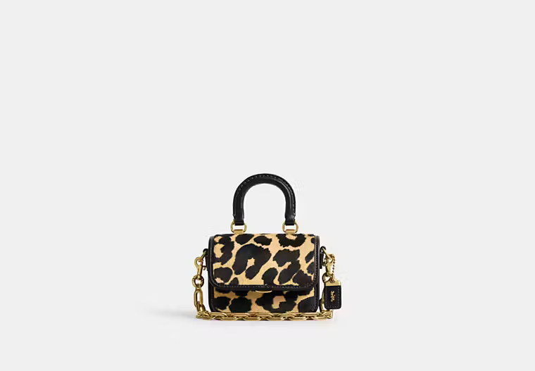 Rogue Top Handle 12 In Haircalf With Leopard Print | Coach (US)