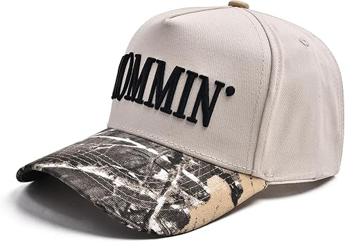 Mommin Trucker Hat for Women Embroidered Mom Baseball Cap Adjustable Canvas Vintage Hat for Casua... | Amazon (US)