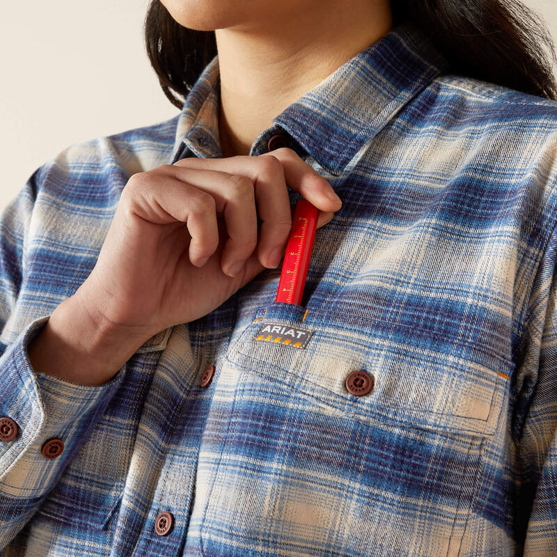 Rebar Flannel DuraStretch Work Shirt | Ariat (US)