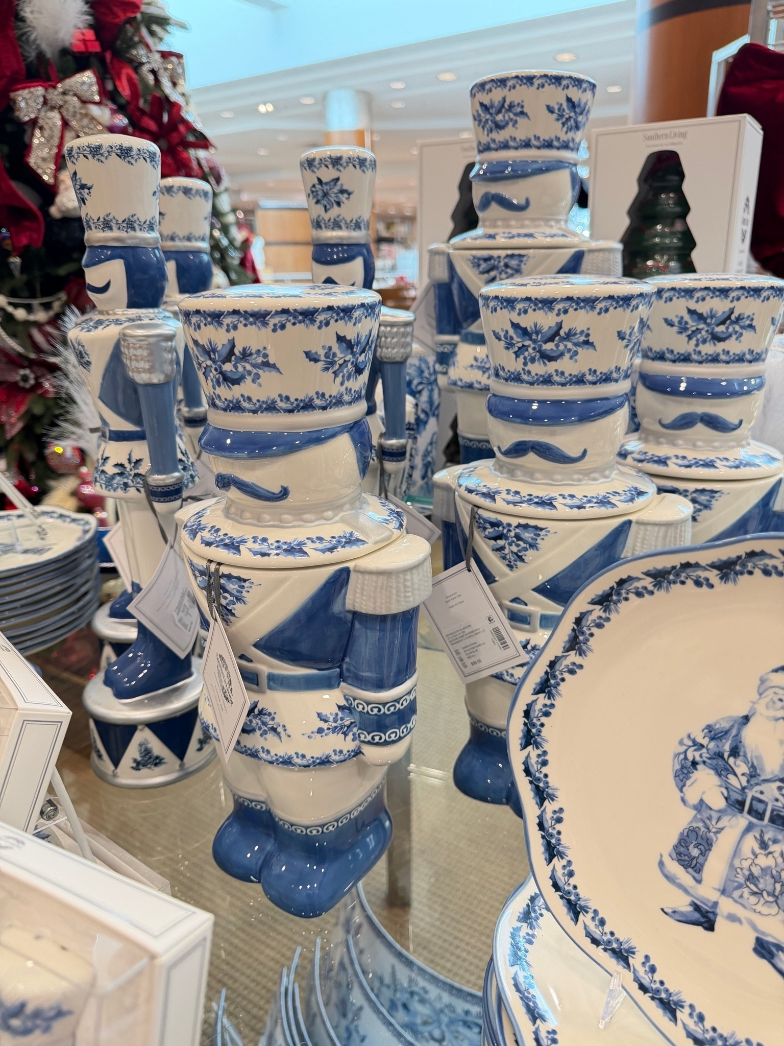 The cookie jar nutcrackers are back for Christmas! 💙🌲 chinoiserie blue and white Christmas decorations

#LTKSaleAlert #LTKHome #LTKootd