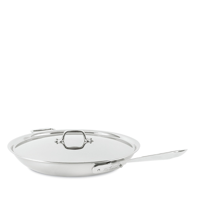 All-Clad D3 Stainless 3 Ply Bonded Cookware 14 Fry Pan with Lid | Bloomingdale's (US)