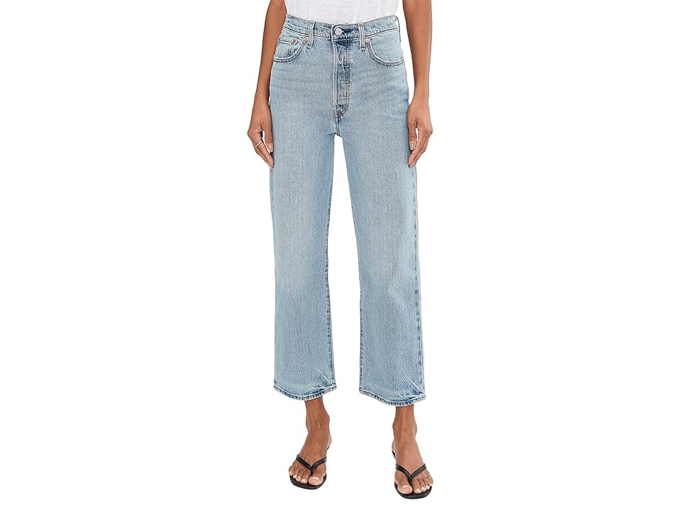 Levi's(r) Premium Ribcage Straight Ankle Women's Jeans Let's Share : 25 27, Cotton/Denim/Polyester | Zappos