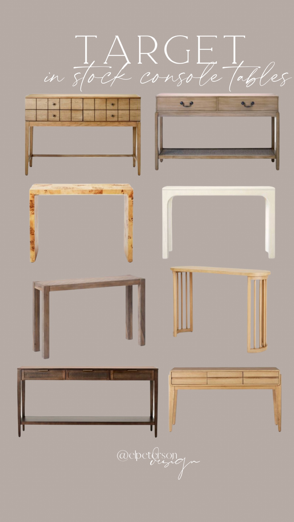 Bayshore Herringbone Console Table … curated on LTK