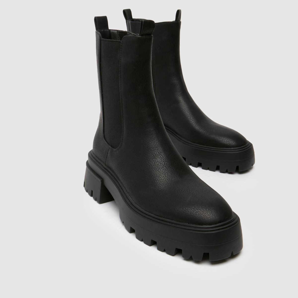 Womens Black schuh Addilyn Chunky Chelsea Boots | schuh | Schuh