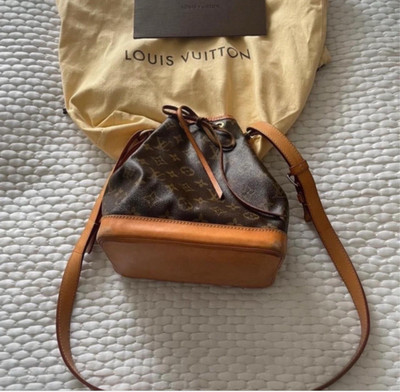 Louis Vuitton Noé Bucket & Drawstring Bag BB Brown Monogram Canvas | eBay UK