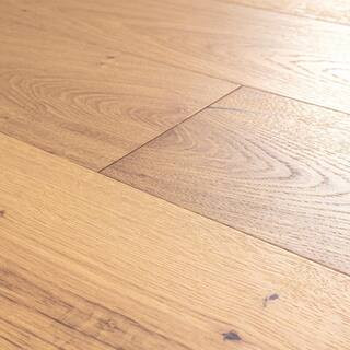 Grant Manor White Oak XL 1/2 in. T x 7.48 in. W Tongue and Groove Engineered Hardwood Flooring (3... | The Home Depot