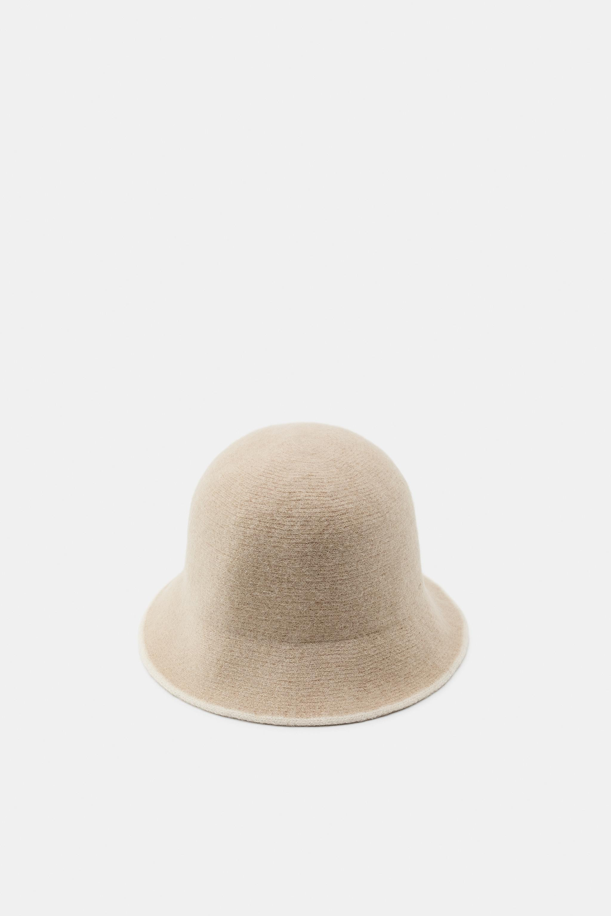 CONTRAST WOOL HAT | Zara US