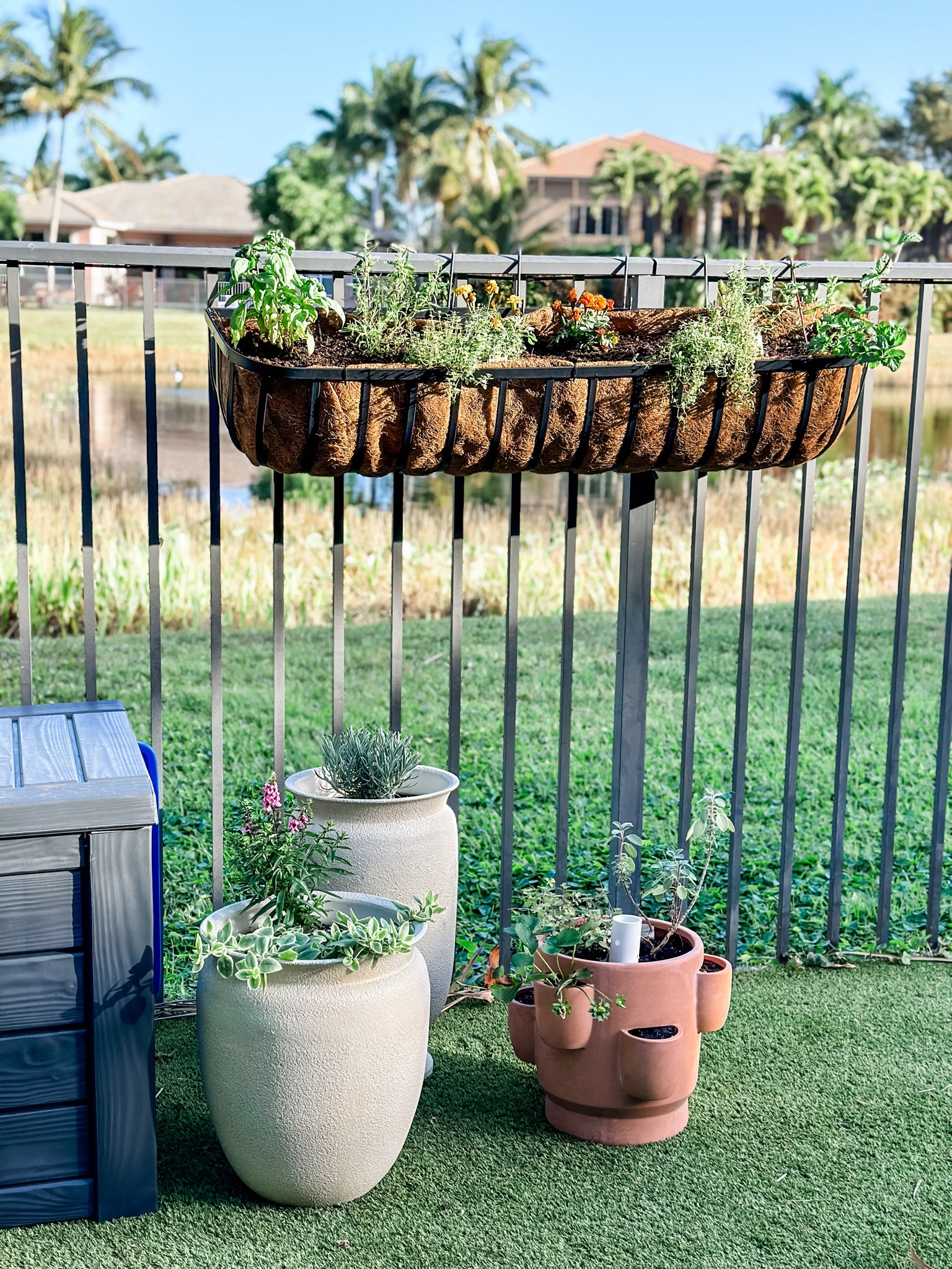 Herb garden • backyard decor • patio garden • small space garden • planters • outdoor planters • home styling • backyard storage • 

#LTKhome #LTKstyletip #LTKfamily