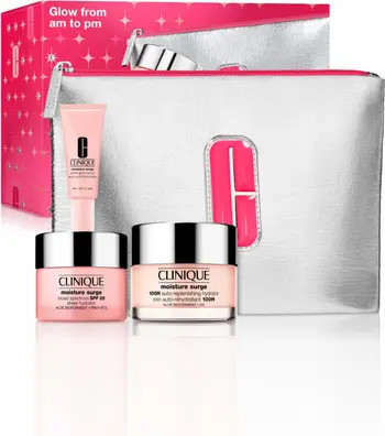 Clinique Glow from AM to PM Moisture Surge Skincare Gift Set $91 Value | Nordstromrack | Nordstrom Rack