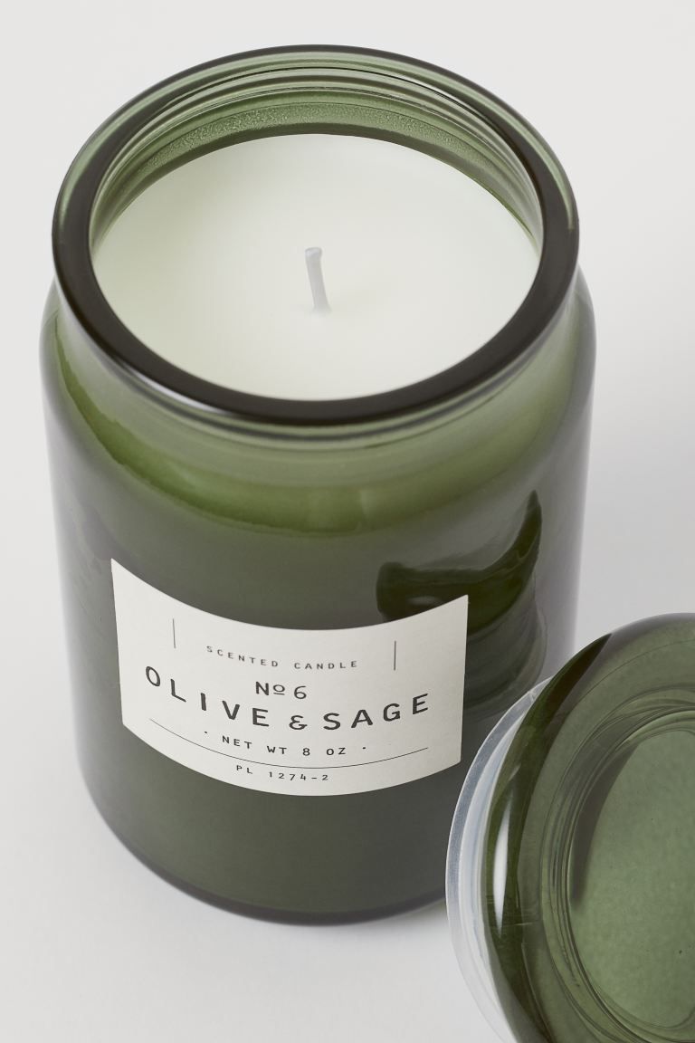 Scented Candle in Glass Jar | H&M (US + CA)