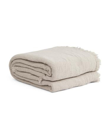 Made In Portugal Stone Coverlet | TJ Maxx