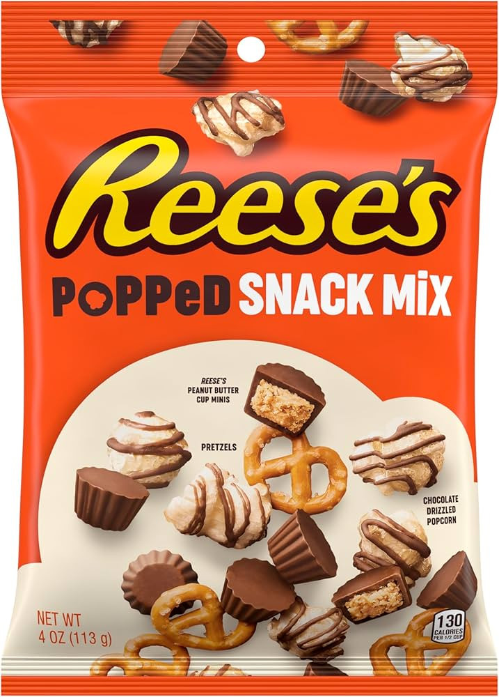 Reese's Popped Milk Chocolate Peanut Butter Snack Mix 113g | Amazon (UK)