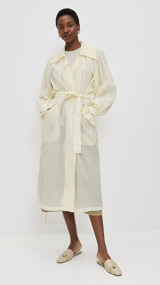 Simonett Translucent Trench | Shopbop | Shopbop