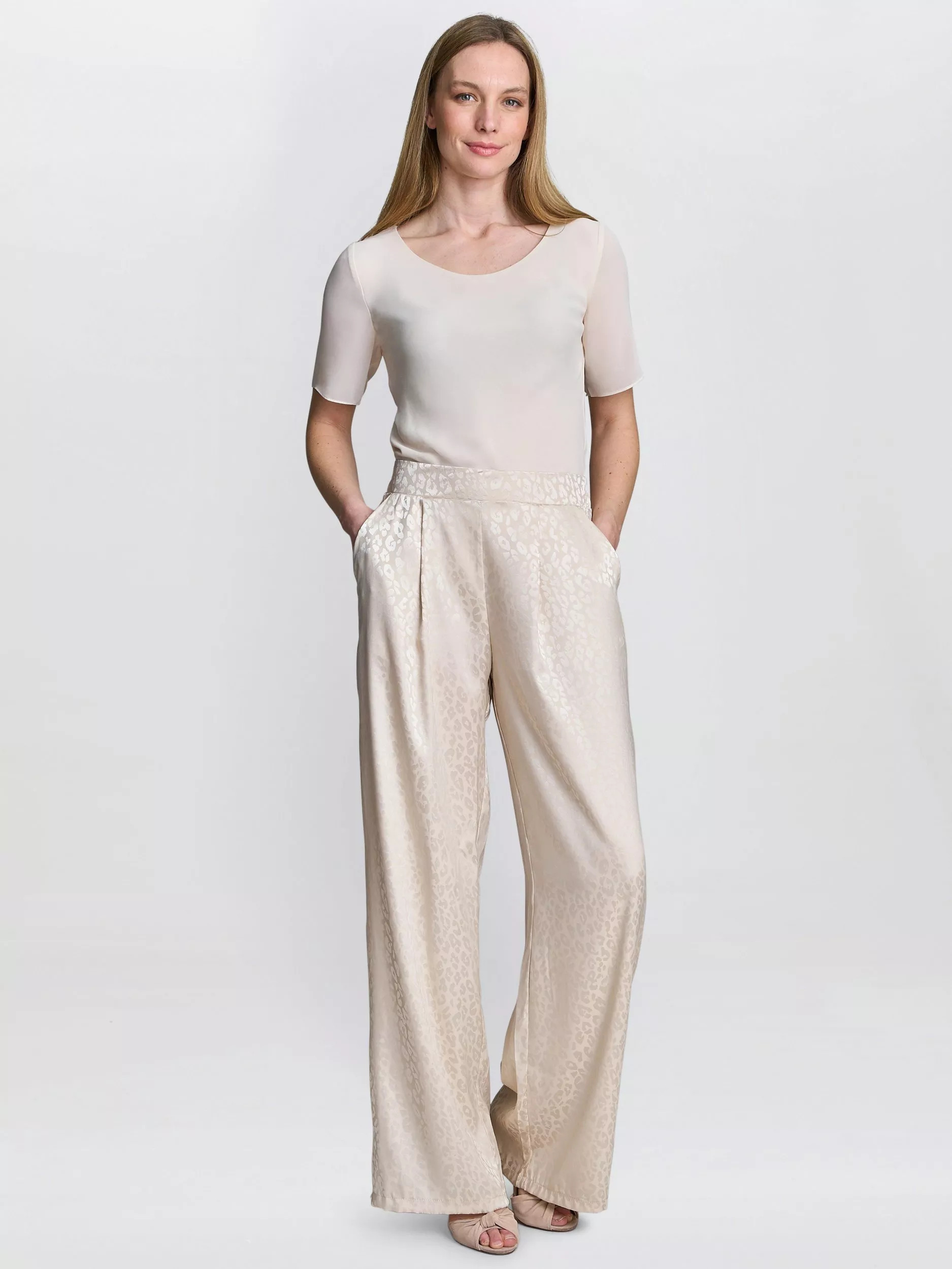 Gina Bacconi Sabrina Satin Trousers | John Lewis (UK)