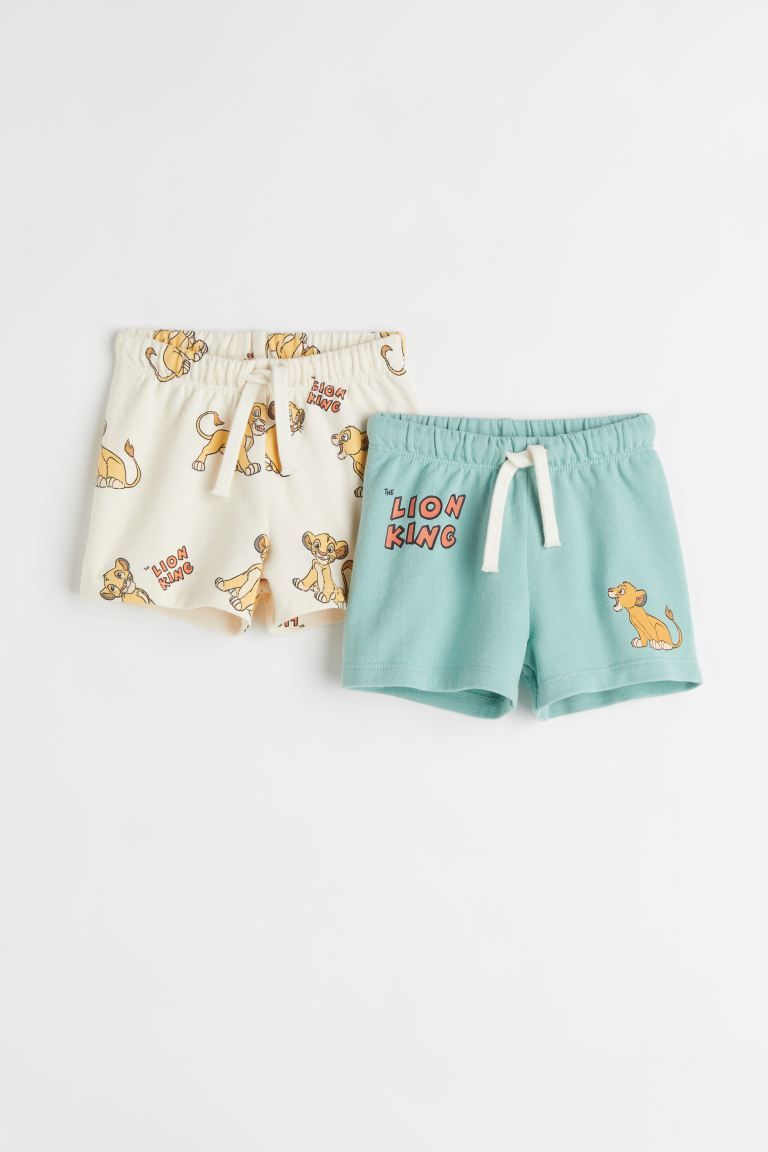 2-pack Printed Shorts | H&M (US + CA)
