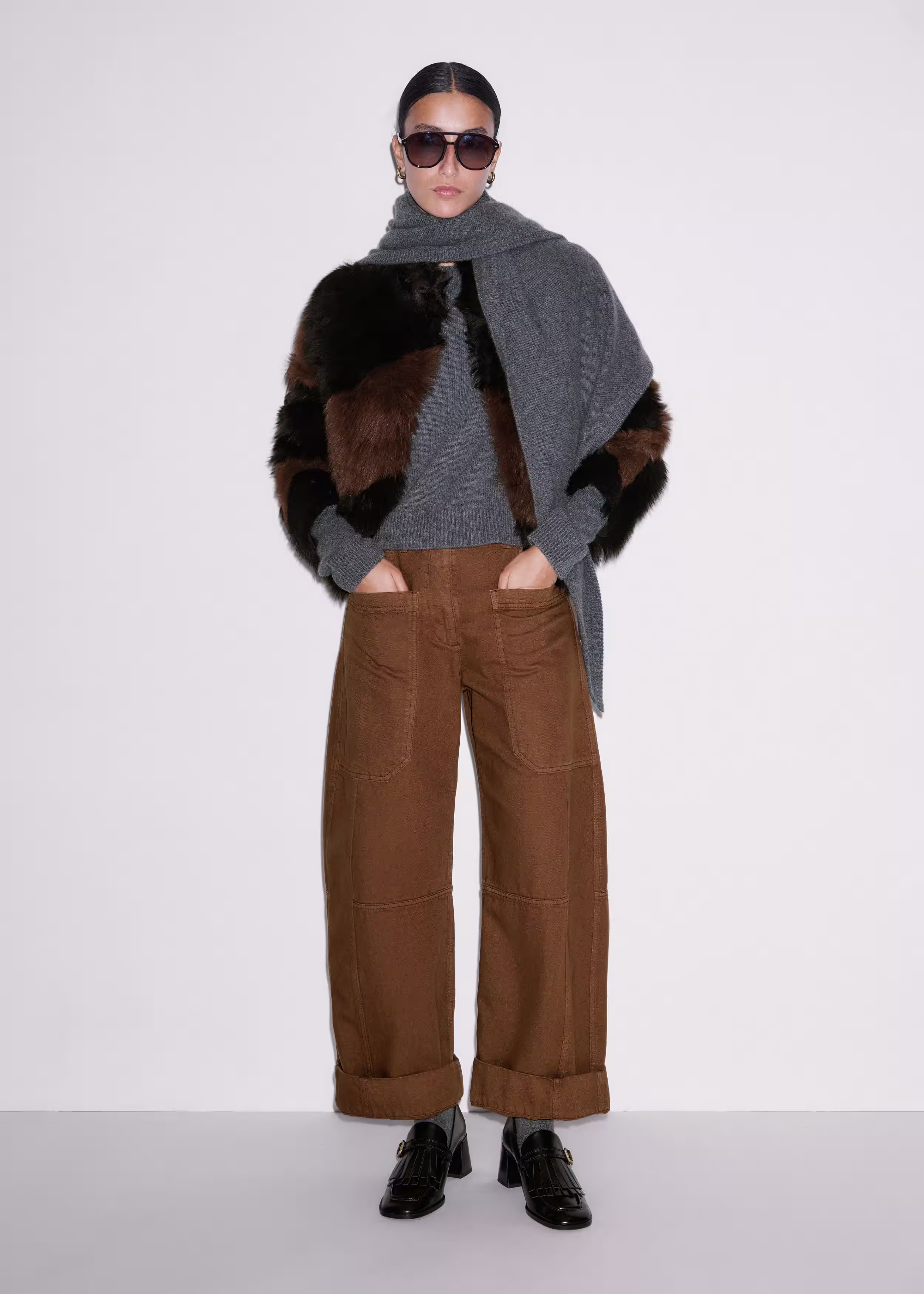 Wide Taper Trouser Cotton Twill | ME+EM Global (Excluding US)