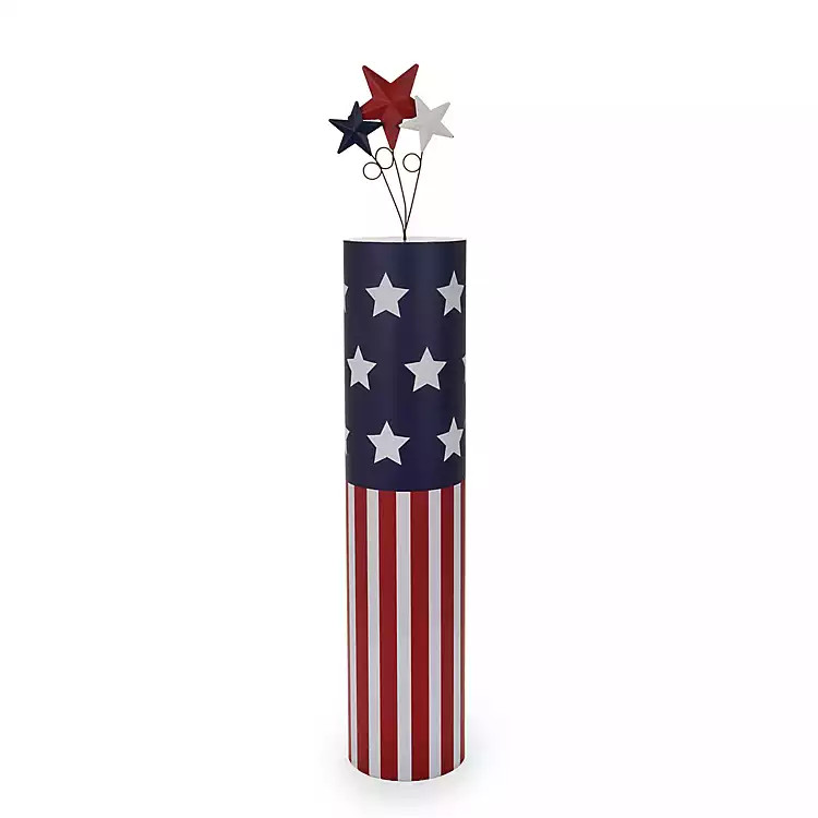 New! Round Firecracker Outdoor Statue | Kirklands