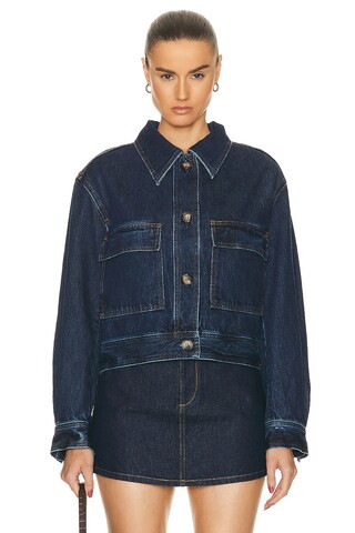 Cropped Denim Jacket | FWRD 