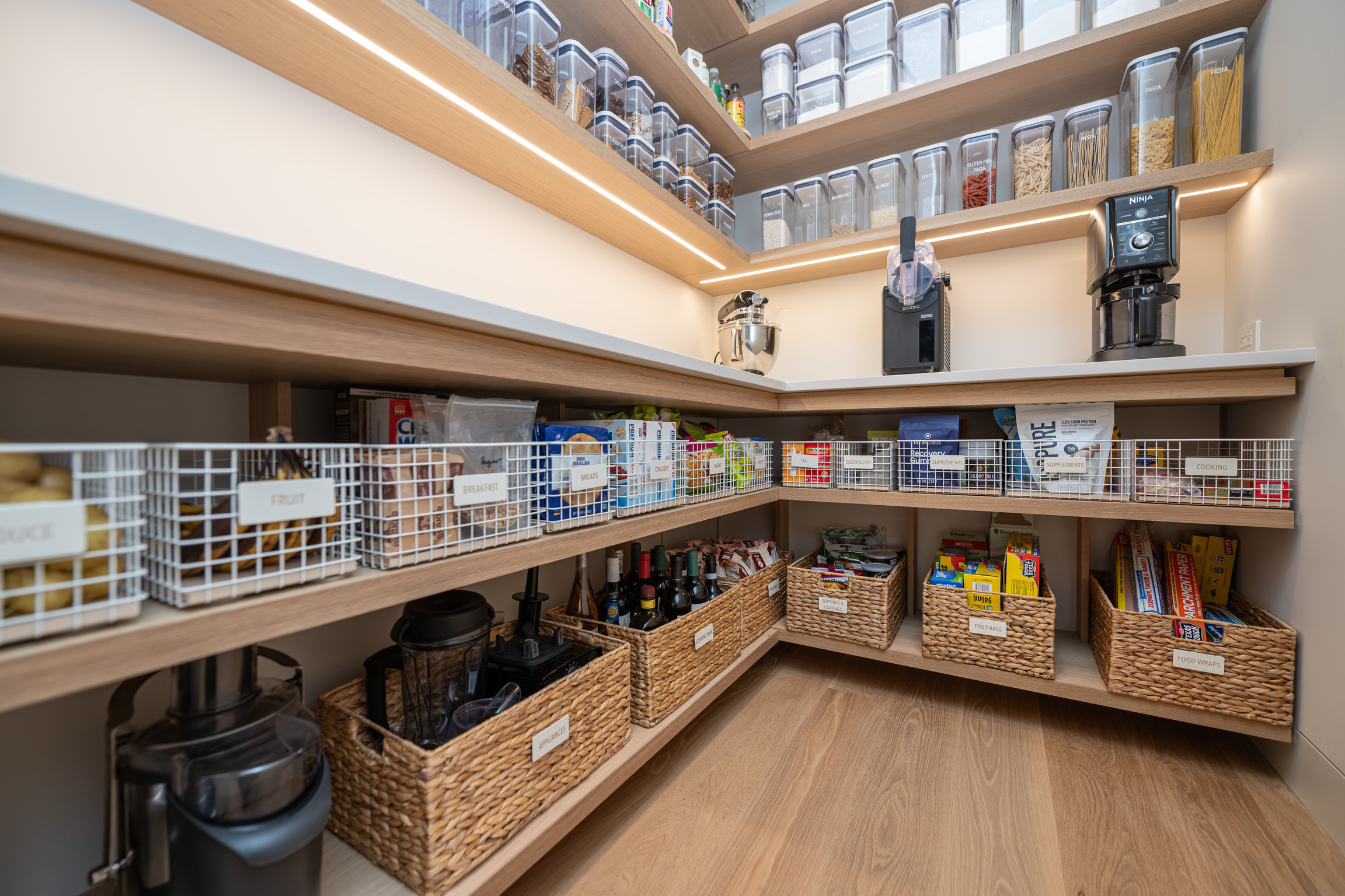 Welcome to the Grand Garcia kitchen and pantry — a set of spaces thoughtfully designed to support both everyday family life and the rhythm of a working chef.

Unlike a traditional kitchen layout, this home features three interconnected spaces: the main kitchen, a dedicated chef’s kitchen, and a pantry designed to support both. From the beginning, the priority in these areas was clear: functionality first.

Because these spaces are used daily by the Garcia family and their personal chef, our team worked closely alongside him throughout the organizing process. His insight into daily routines, tools, and workflow helped guide how categories were created, where items were placed, and how the spaces would ultimately function behind the scenes.

In the chef’s kitchen especially, the inventory of small appliances, tools, and specialty items required a highly intentional approach. Micro-categorization, clear labeling, and thoughtful placement ensure that everything has a logical home, making it easy for anyone working in the space to find what they need quickly.

Another meaningful aspect of this project was the ability to repurpose many products from the Garcia’s previous home, thoughtfully integrating them into these new spaces while maintaining both beauty and efficiency.

These spaces are a beautiful example of what happens when design, organization, and real-life routines work together.

✨

#kitchenorganization #pantryorganization #sergiogarcia #luxuryhomes #austintxhomes


#LTKHome